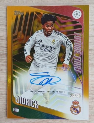 2025 topps ucc endrick - topps, auto