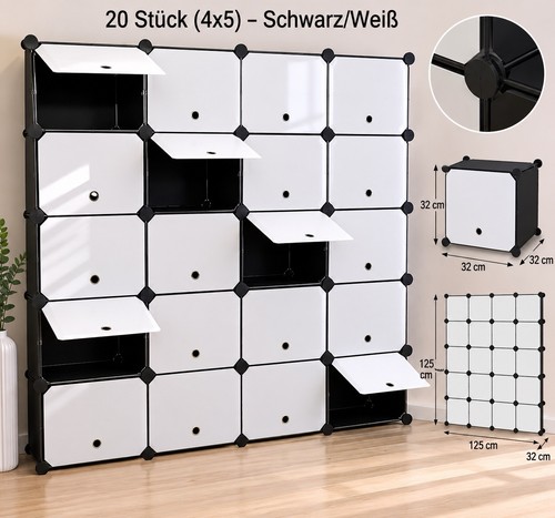 Regalsystem mit würfeln - mit, 20