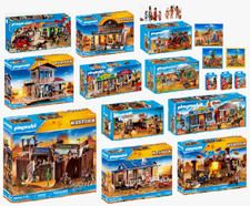 PLAYMOBIL Western Kutsche COWBOY Bandit Indianer WILD WEST Saloon Sheriff Wagen