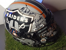 Speed Authentic Full Size Helm NFL Bo Jackson signiert Beckett COA LA Raiders