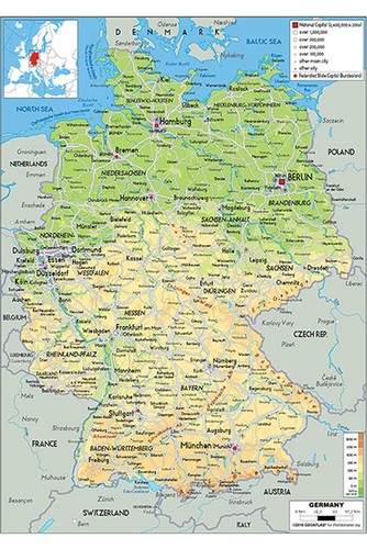 Deutschland karte - deutschland,