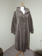 Vintage Fell Mantel Mit Mohair Silberbraun Gr 38