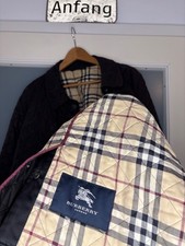 Burberry Steppmantel schwarz