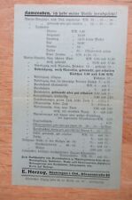 Werbung Kriegsmarine Uniformen / Mützen / Säbel / Dolche E. Herzog Oldenburg