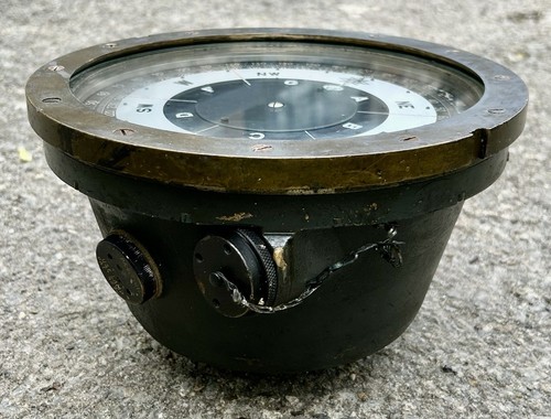 Vintage maritime gyro compass - gyro,