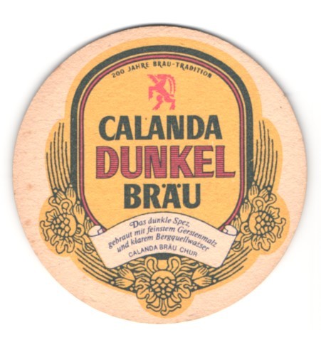 Bierdeckel calanda - bierdeckel,