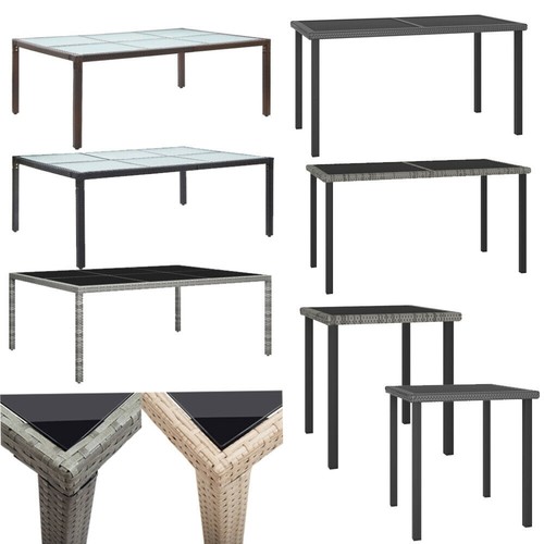 Poly rattan balkontisch - poly,