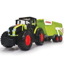 Dickie Toys - CLAAS Traktor Mit Anhänger (64 Cm) - Großer Spielzeug-Trecker Mit 