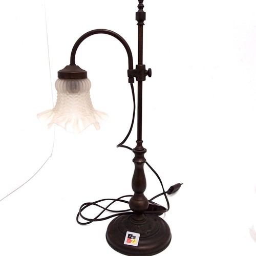 Tischlampe metall bronziert - metall,