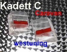 weiße Rückleuchten Opel