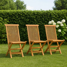 3er Set Teak Massiv