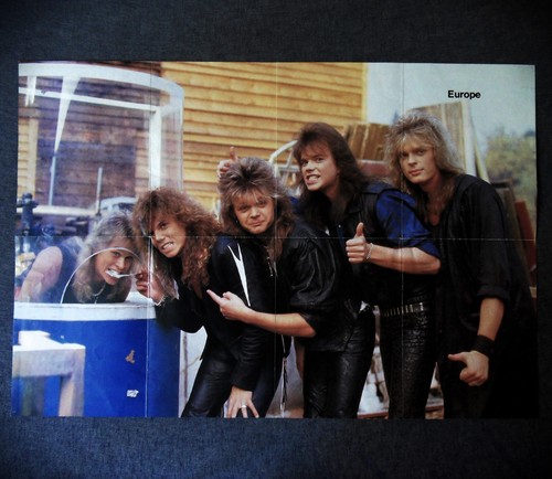 Poster europe 80er - europe,