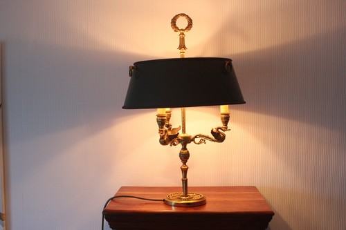 Bouillotte lampe bronze - bouillotte,