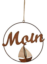 Maritime Wanddeko Rost Moin