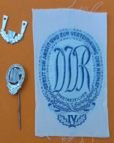 Ddr sportabzeichen silber - ddr,, sportabzeichen,