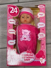 Sprechende Babypuppe  - Piccolina first words - unbenutzt in OVP - Bayer Design