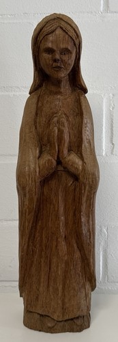 Betende madonna holz skulptur - betende,