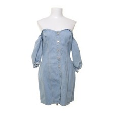 ASOS Design, Jeanskleid, Größe: 42, Blau, Baumwolle/Elasthan, Einfarbig -5Pe