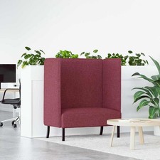 Hochlehner Sofa Burgunderrot