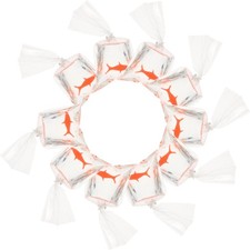  Set of 4 Deko Anhänger Fisch