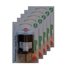 Reiseadapter Set 5x EU auf UK/GB England 3PIN Reisestecker Adapter Strom