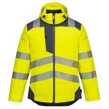 Warnschutzjacke Winter Hi-Vis wasserdicht −40°C Arbeitsjacke Portwest T400 PW3