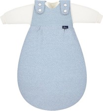 Alvi 437730451 Baby-Mäxchen Schlafsack 3tlg. Special Fabric Quilt Aqua 80/86