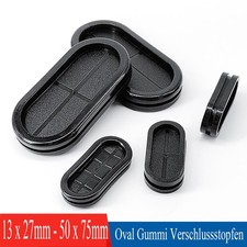 Oval Gummi Verschlussstopfen