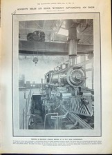 Alte 1908 Test Eisenbahn Lok Pennsylvania Zug Krokodil Jagd 20.