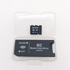 Original SanDisk M2 Adapter Stick Micro MSAC MMS + 1GB Speicherkarte - TOP ✅