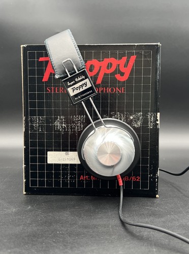 Poppy stereo headphone - headphone, vintage