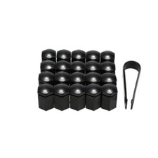 20x schwarz kappen 17mm - 20x, für