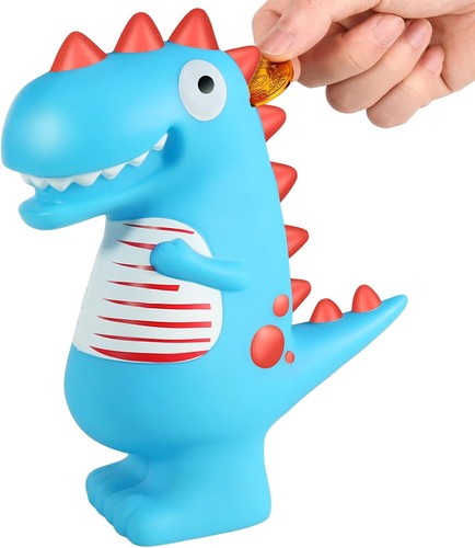 Spardose dino plastik münze - spardose,