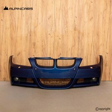 BMW 3 E90 E91 M PAKET Frontstosstange front bumper Lemans Blau KY29959