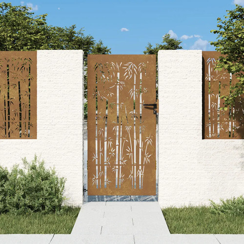 Gartentor bambus design - gartentor, bambus-design