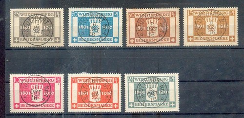 Württemberg 123 satz mit - 123/29,