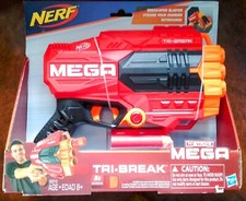 Nerf N-Strike Mega Tri-Break & Zombie Strike Raveraper Blaster