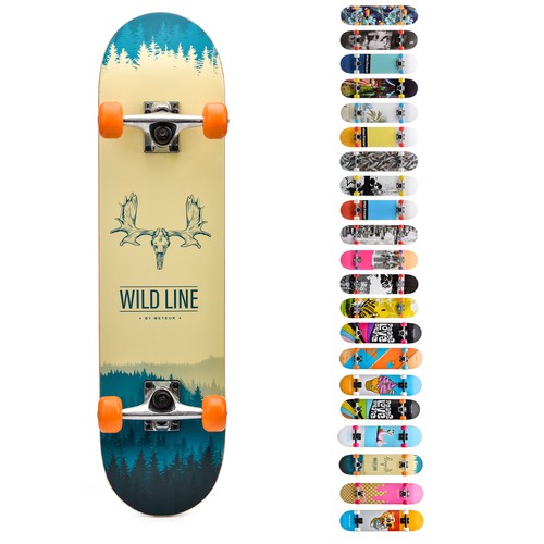 Skateboard kinder board holz - kinder,