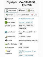 Gigabyte g31mf s2 - gigabyte, ga-g31mf-s2
