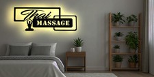 LED Schild Thai Massage