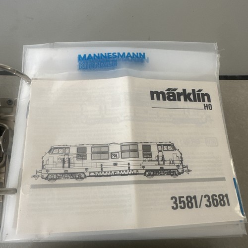 3581 3681 märklin - märklin, ho