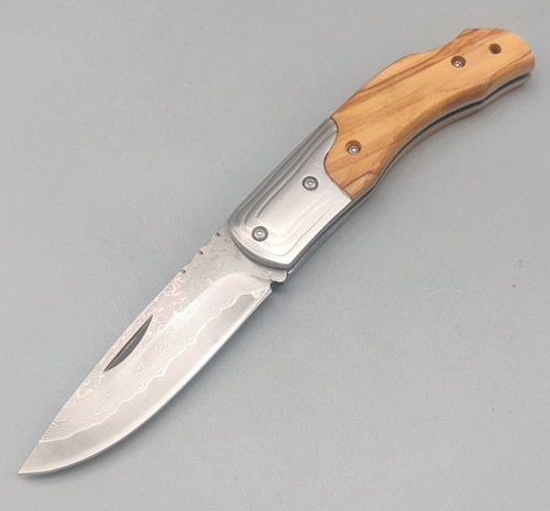 Albainox messer olive damast - albainox,