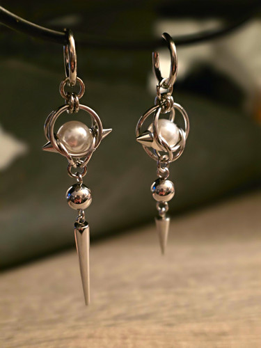 Creolen ohrringe silber - silber, mit