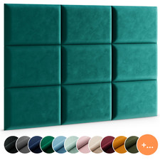 Muralo Polsterpaneel WANDKISSEN Wandpolster Bettkopfteil Wandpaneel Magic Velvet