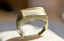 333 Gold Ring Siegel Ring 8