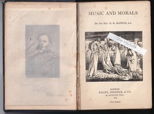 Music and Morals -  H.R. Haweis - Daldy & Isbister London 1875 - 556 Seiten