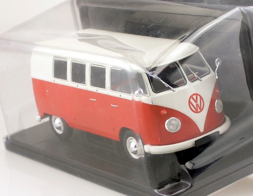 Bus bulli 1960 - bulli, rot-weiß