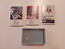 Vintage F.X. Schmid Kartenspiel Raumschiffe und Satelliten Quartett-Nr. 58422