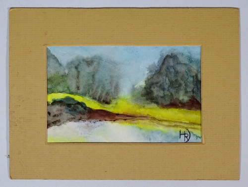 Aquarell richard huber dachau - huber,