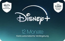 Disney+ Plus 12 Monate Premium
